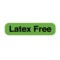 Nevs Label, Latex Free Flr Green w/Black P-15164 - alternate 1